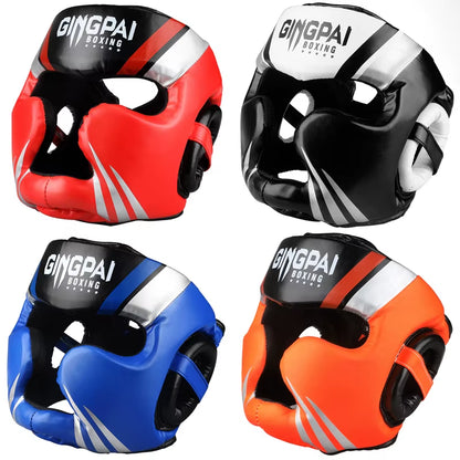 2020 Professional Adult Men Women Kick Boxing Sanda MMA Head Protector MMA Helmet Muay Thai Boxing Taekwondo Karate Guard Head