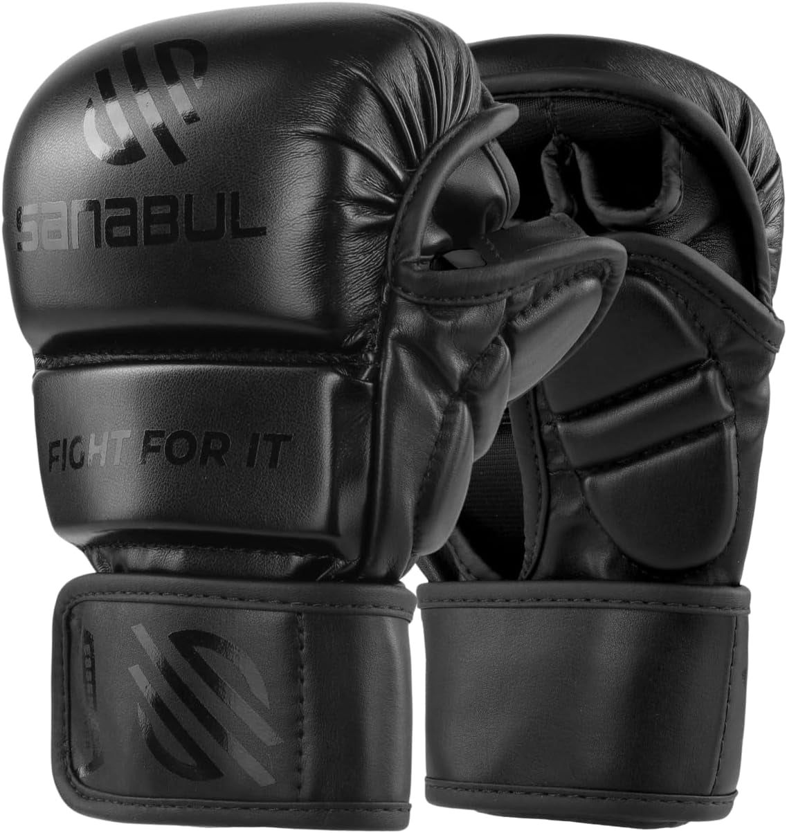 Essential 7Oz MMA Gloves for Men & Women, Hybrid MMA Martial Arts, Sparring Grappling Training, Padded Kick Boxing Gloves