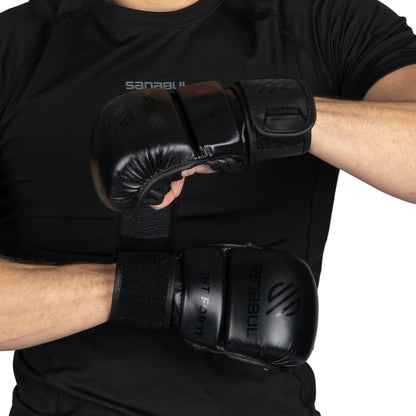 Essential 7Oz MMA Gloves for Men & Women, Hybrid MMA Martial Arts, Sparring Grappling Training, Padded Kick Boxing Gloves