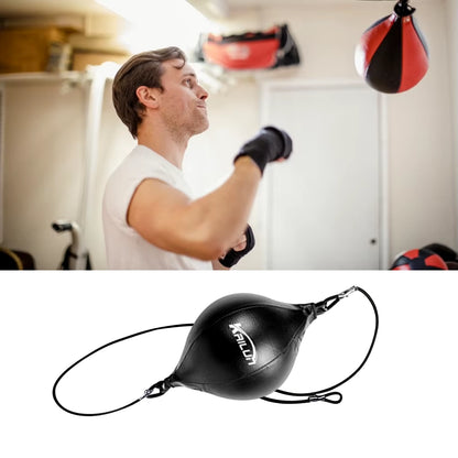 Quality PU Leather Boxing Punching Bag Pear Boxing Bag Inflatable Boxing Speed Bag Double End Training Reflex Speed Balls