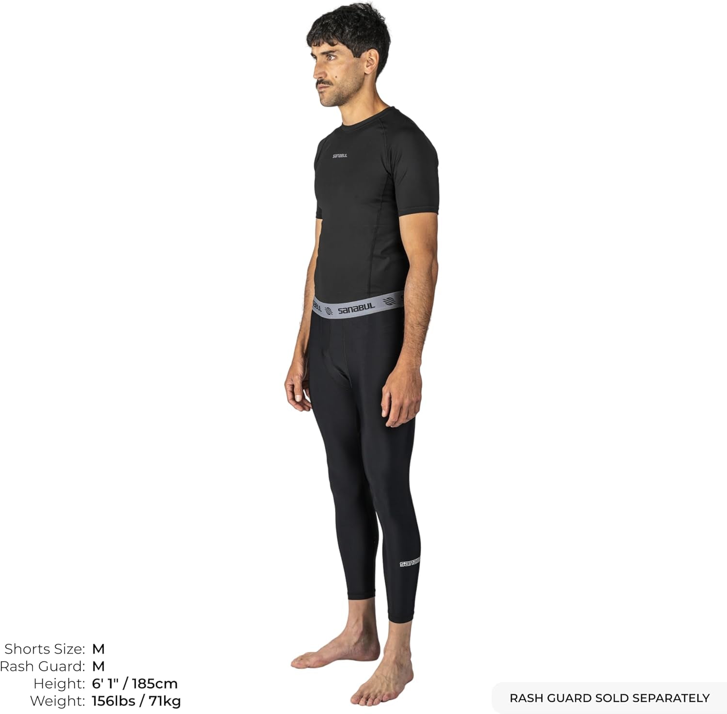 Essential Compression Tights Men No Gi Jiu Jitsu Spats